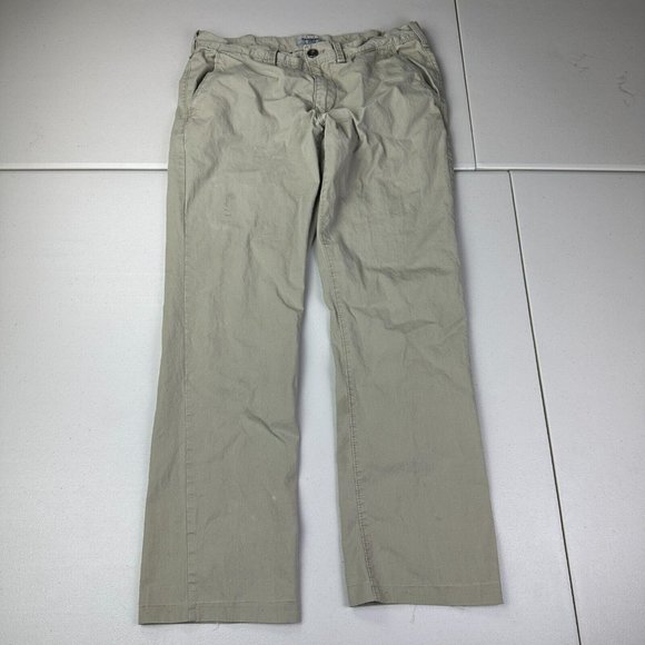 Express Mens 32x32 Cotton Tan Camel Khaki Chino Pants‎ - Picture 3 of 10